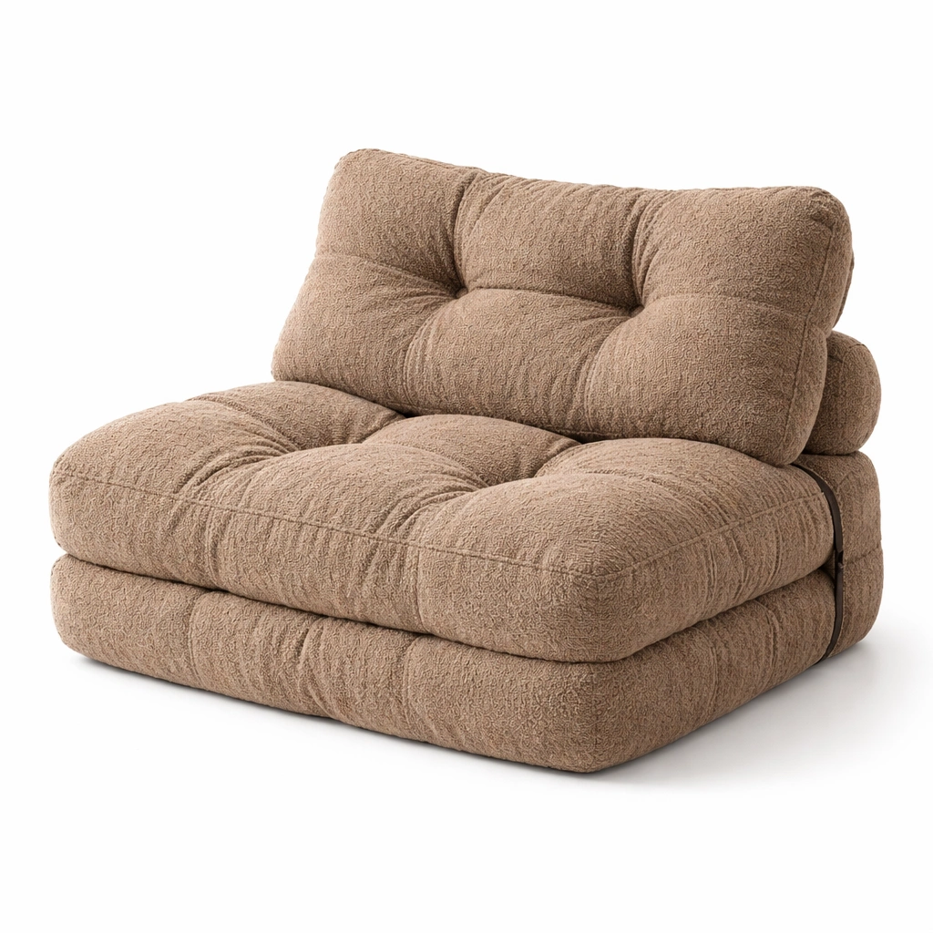 sofa bajo acolchado sin patas-dwellirae